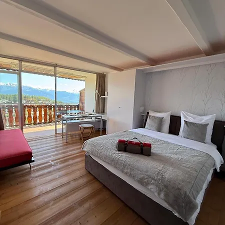 Vue Panoramique, Piscine, Spa, In-out & Golf A L'hotel De L'etrier A 克莱恩 蒙塔纳